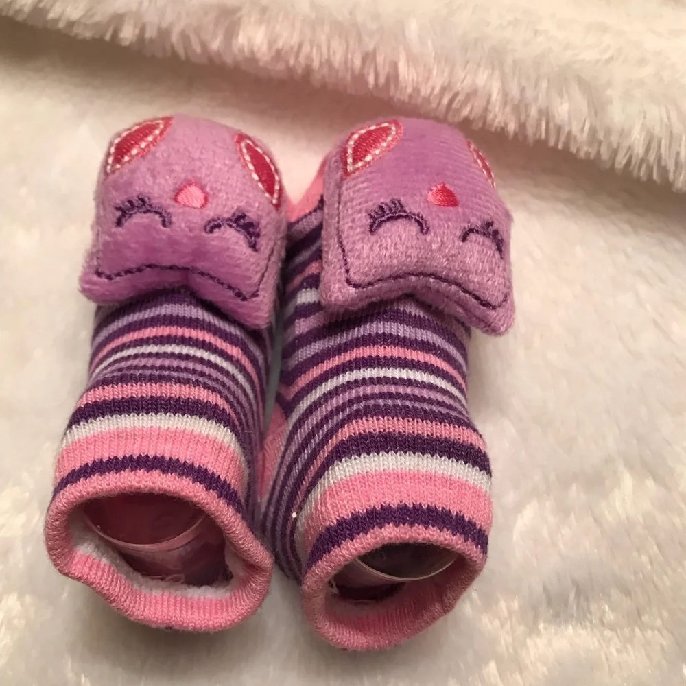 Newborn Baby 3D Owl Sock Booties